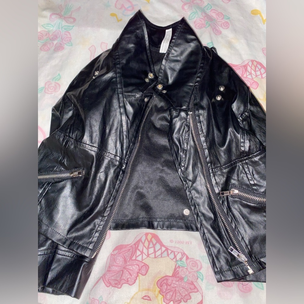 toddler leather jacket
